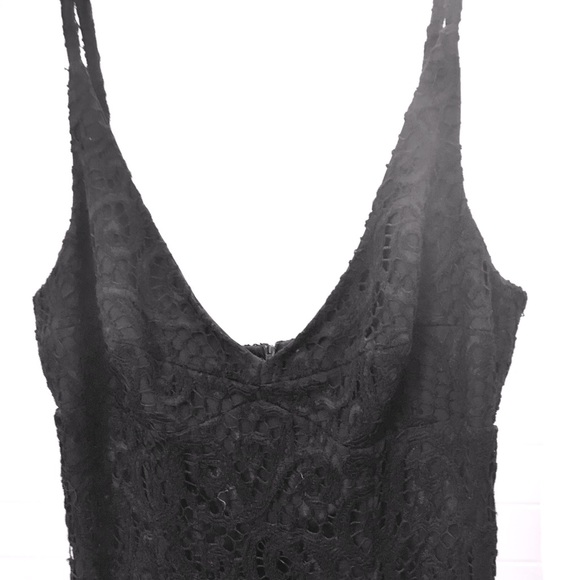 Sophie Sitbon Paris ♥️Long Black Crochet Mermaid Style Long Gorgeous Dress 38 - Picture 3 of 16